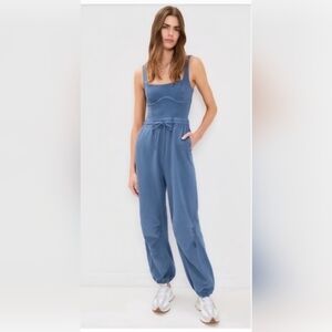 Women's XL Free People Movement Inbound Onsie - Misty Blur Boho Casual